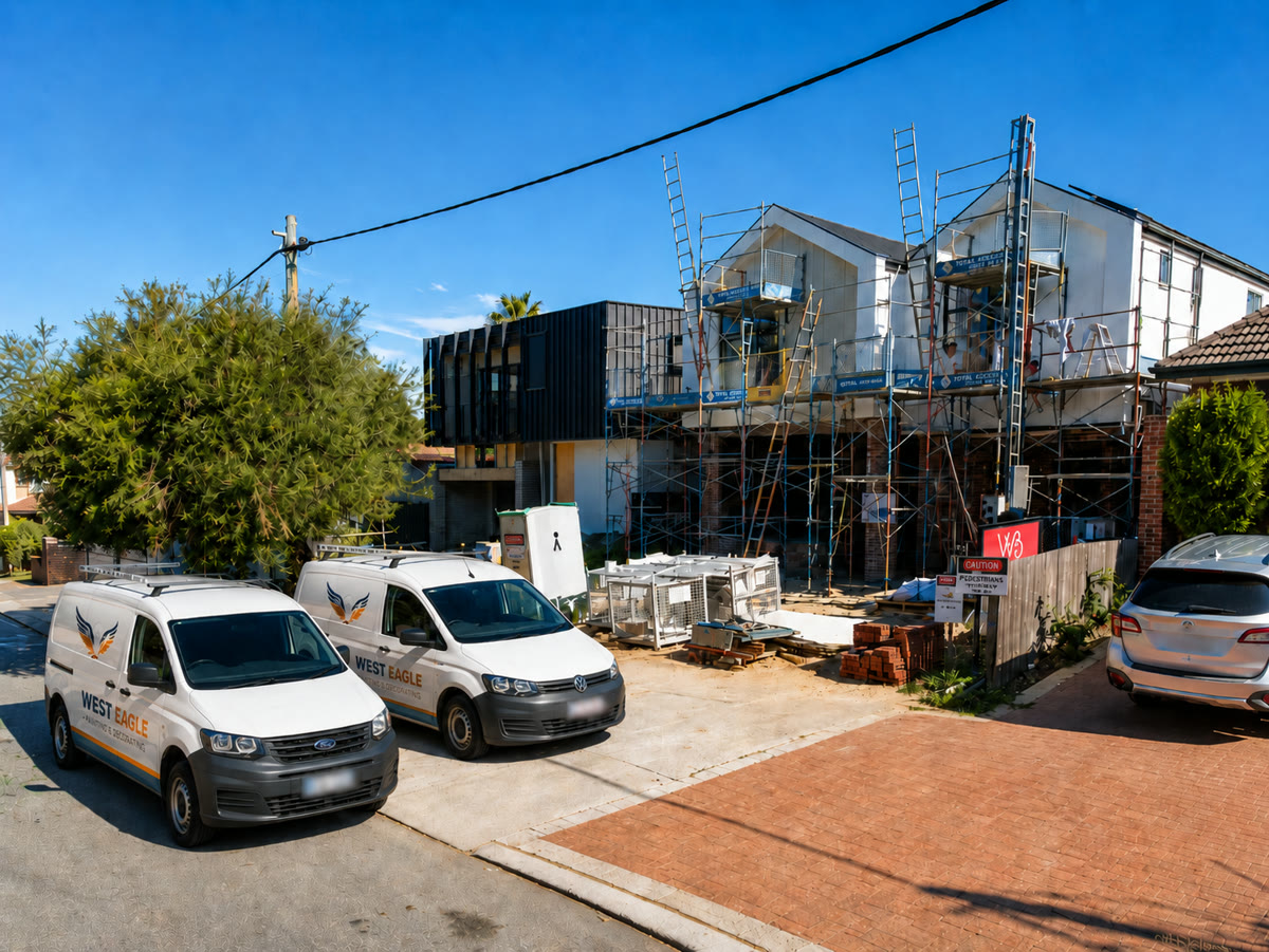 West Eagle project: Two-storey exterior project