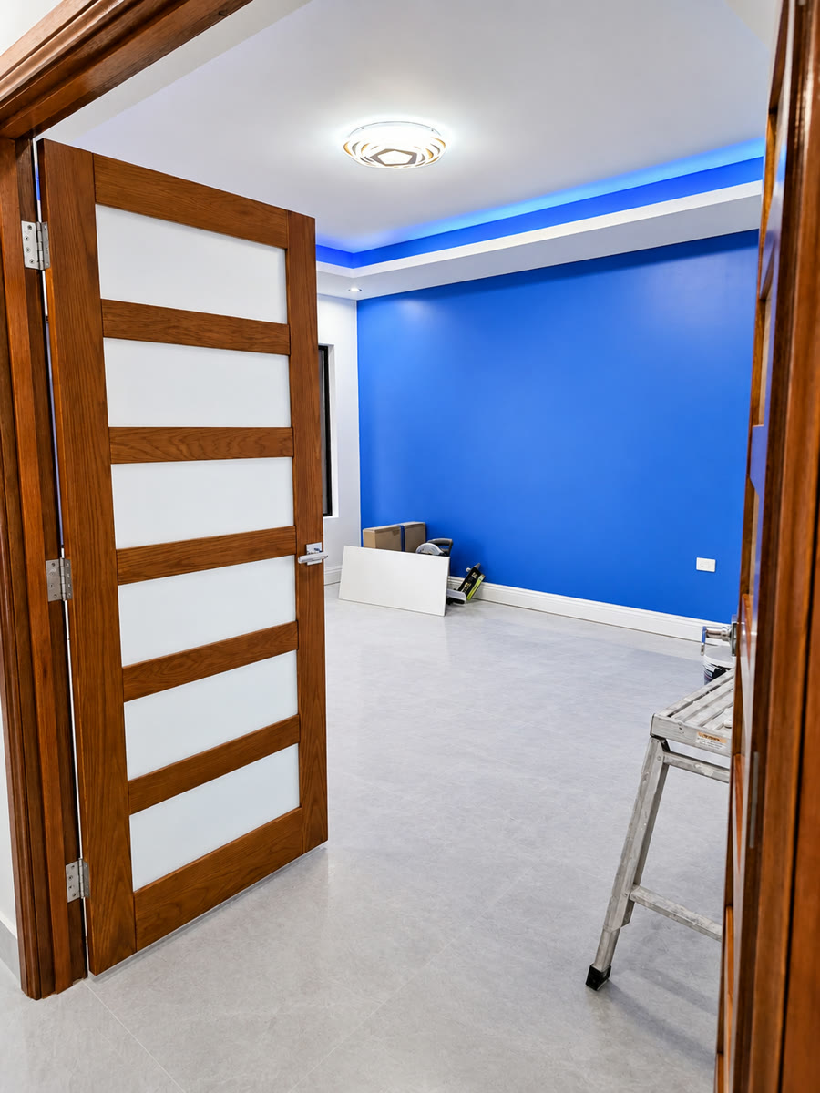 West Eagle project: Interior feature wall